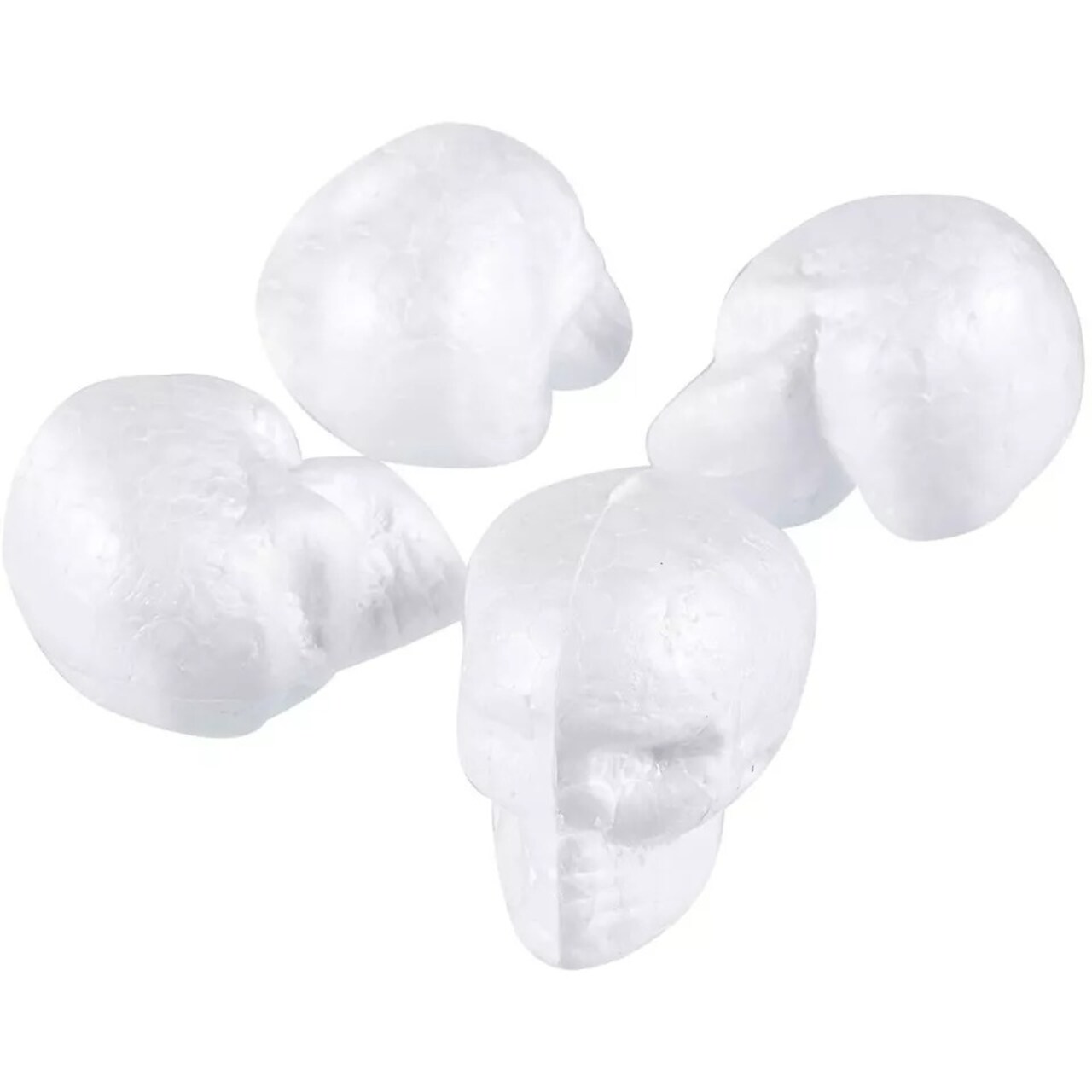 24 Pcs Halloween Skull Head Foam for DIY Home Craft Project Christmas Tree Décor